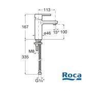 MONOMANDO LAVABO NAIA ROCA